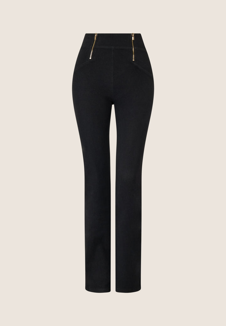 (WRUPSNUG11HF411-N) High Waist WR.UP® met Gouden Details in Woven Denim