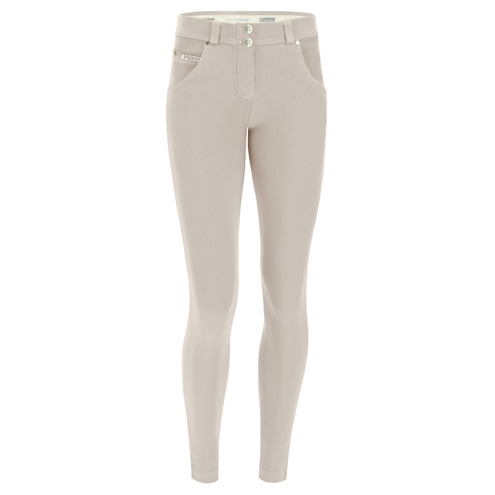 (WRUPSNUG1RC017-I42) Woven Denim WR.UP® Jeans met Regular Waist