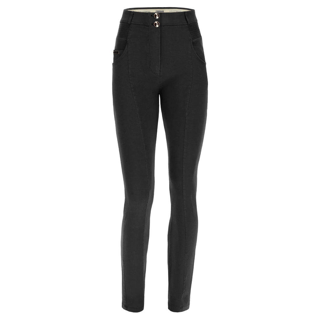 (WRUPSNUG1SHF314-N) ♡ WR.UP® Woven Denim met Hoge Taille ♡