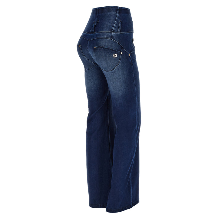 (WRUPSNUG29SHF325-J0B) Woven Denim flared WR.UP® Jeans met Hoge Taille