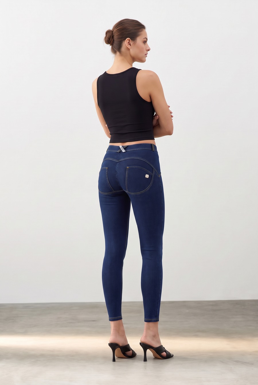 Denim Look Regular Waist WR.UP® in Enkel Lengte