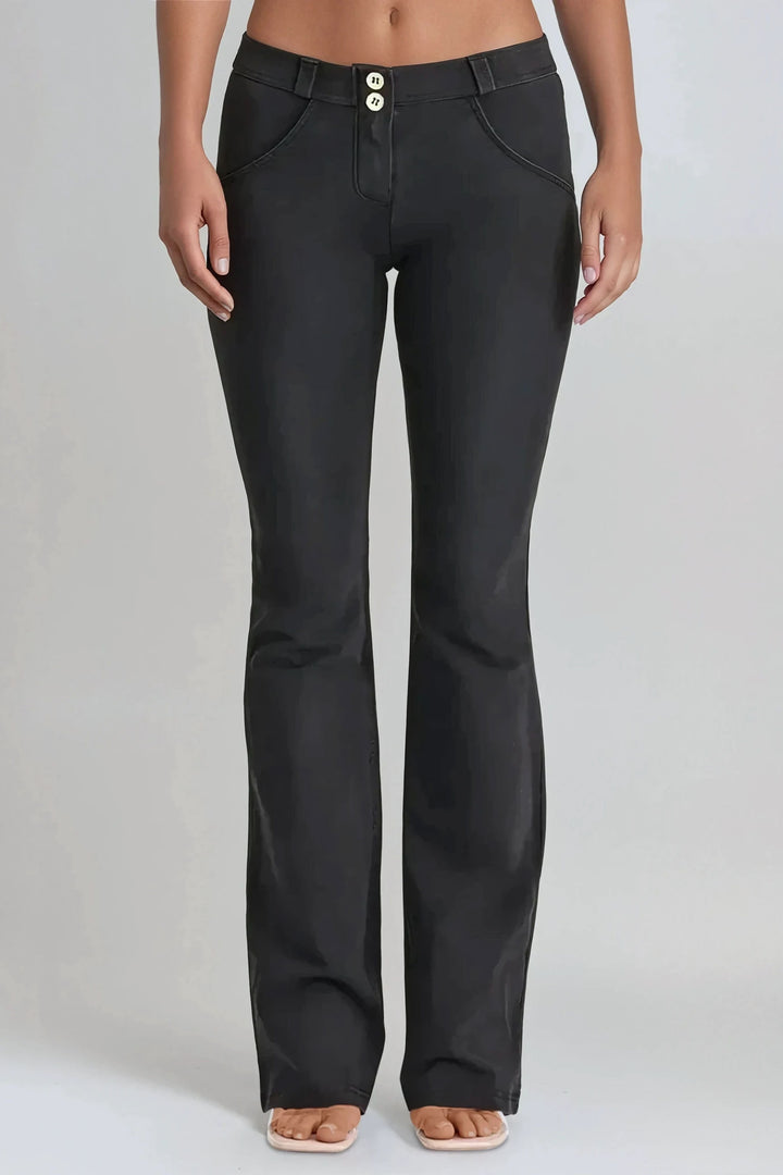 (WRUP11RC002ORG-J7N) ♥ Flared Denim Look Wr.Up® met een Regular Waist ♥