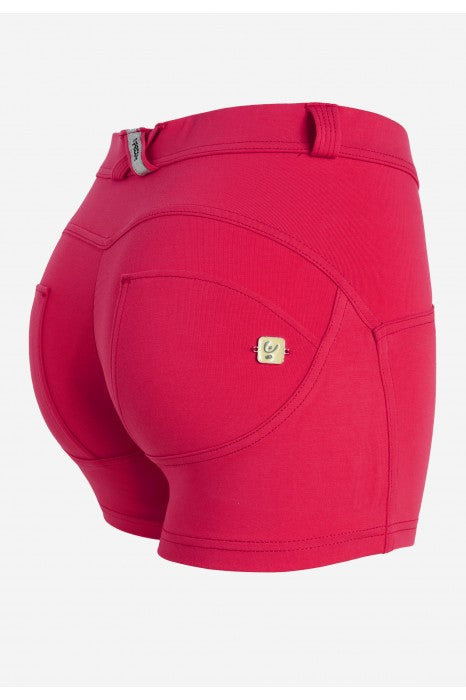 freddy pantroom organic cotton shorts regular waist soft comfortable shaping push up shapewear hot pink roze