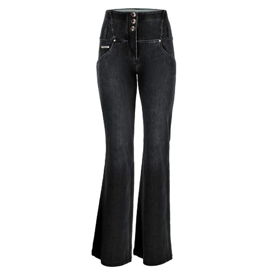 Woven Denim flared WRUP® Jeans met Hoge Taille