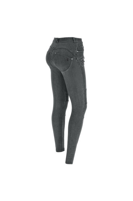 (WRUPSNUG2RHF318-J3N) Woven Denim WR.UP®  met Stoere Stiksels bij Knieën