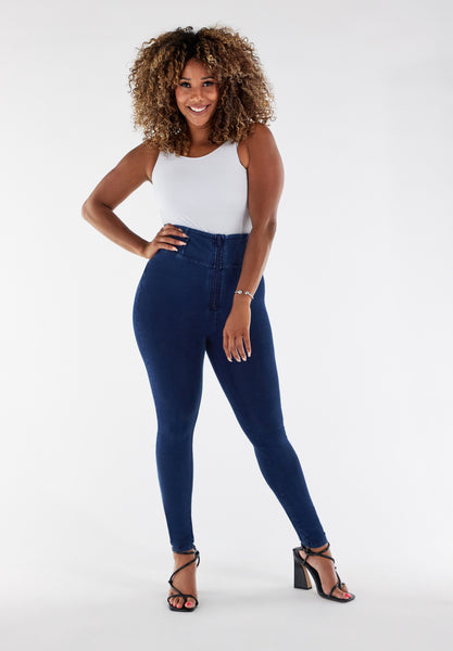 WRUP1HC002NS J0B Blauwe WR.UP Push Up Jeans met een Hoge Taille