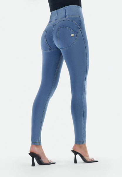 WRUP1HC002ORG-J0B) Denim look WR.UP® met Hoge Taille en Ritssluiting –  Freddy Pantroom Benelux