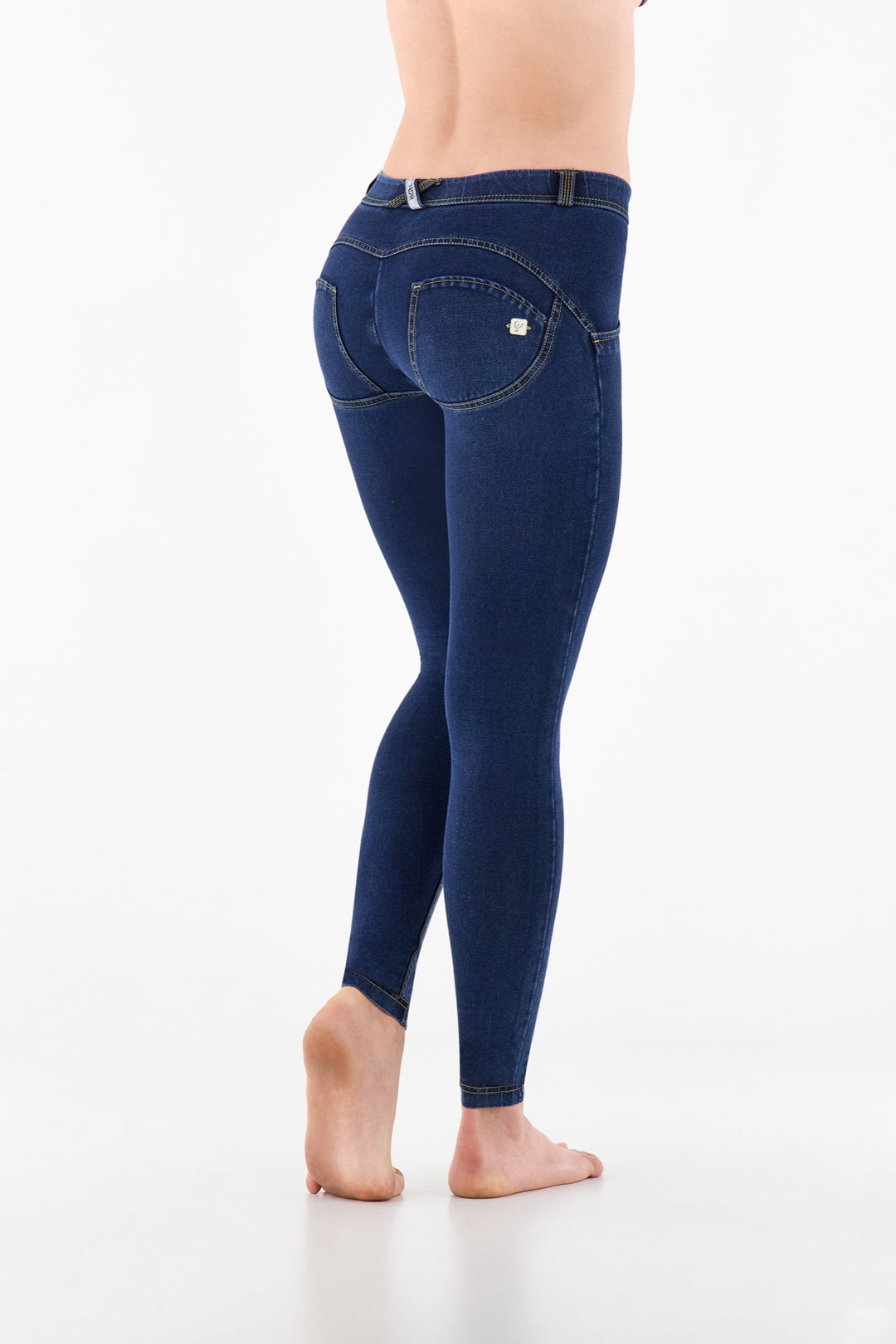 (WRUP1RC002-J0Y) Blauwe WR.UP® Regular Waist in Denim Look