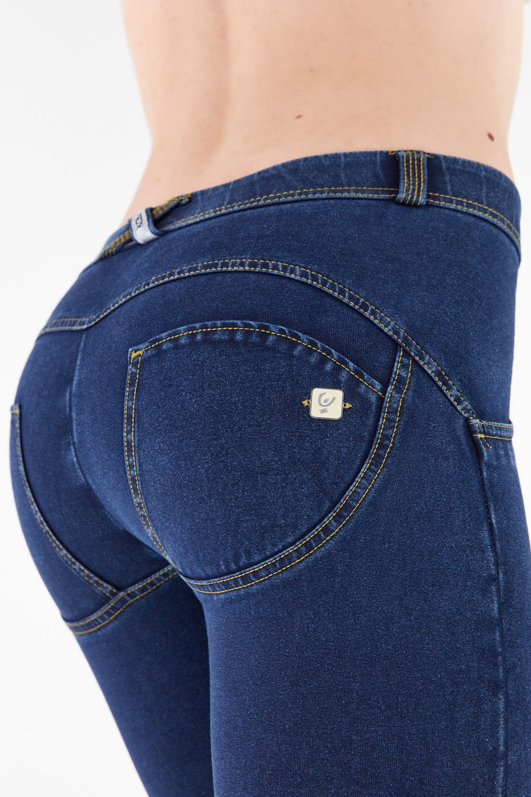 (WRUP1RC002-J0Y) Blauwe WR.UP® Regular Waist in Denim Look