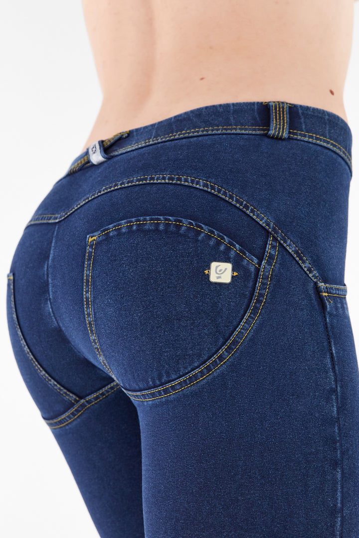 (WRUP1RC002-J0Y) Blauwe WR.UP® Regular Waist in Denim Look