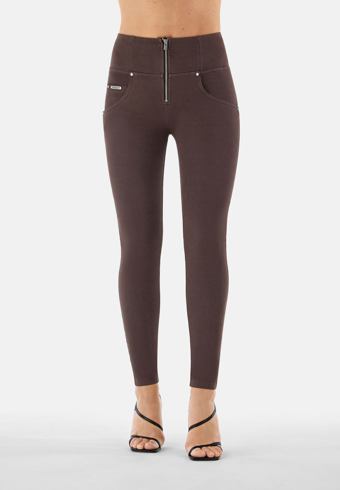 (WRUPSNUG1HC017-M12) Woven Denim WR.UP® Jeans met Hoge Taille