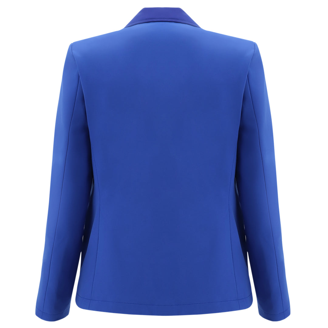 (F0WTWJ1-B12)DINNER JACKET WITH SATIN DETAILS