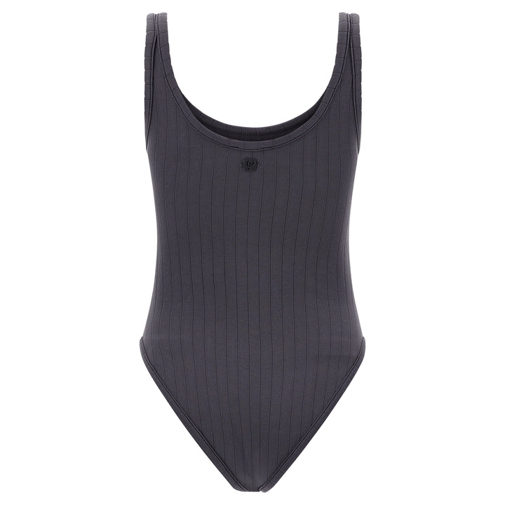 S3WDOY1-G100 Grijze Body in Rib Katoen