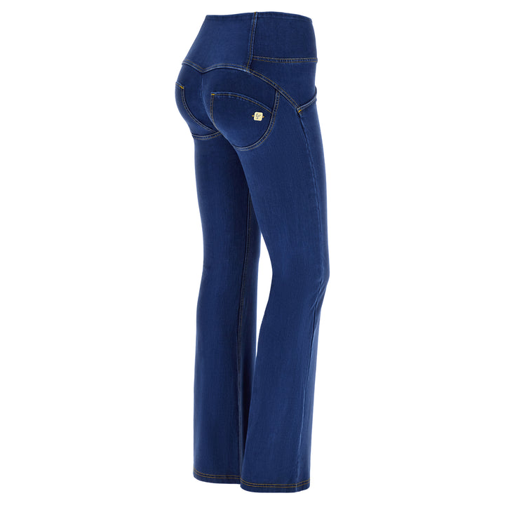 (WRUP11MS323-J0Y) Denim Flare Mid Waist WR.UP® met Wijde Pijp in het Super Zachte Soft Tencel