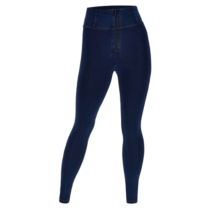 (WRUP1HC002NS-J0Y) Blauwe Curvy WR.UP® Push Up Jeans met een Hoge Taille en Zip