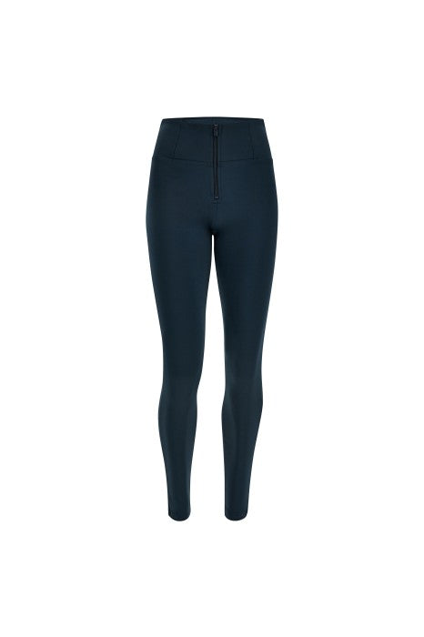 (WRUP2HC004REC-B94) Donkerblauwe WR.UP® met een Hoge Taille in Glimmend D.I.W.O.