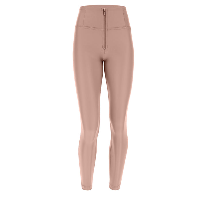 (WRUP4HC006PREC-M103) Leather Look WR.UP® met Hoge Taille in Enkel Lengte