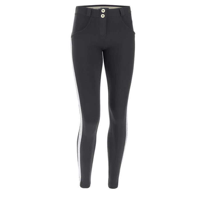 (WRUP5RF019-G71) ANKLE-LENGTH SHAPING WR.UP® SKINNY TROUSERS WITH GLITTER BANDS