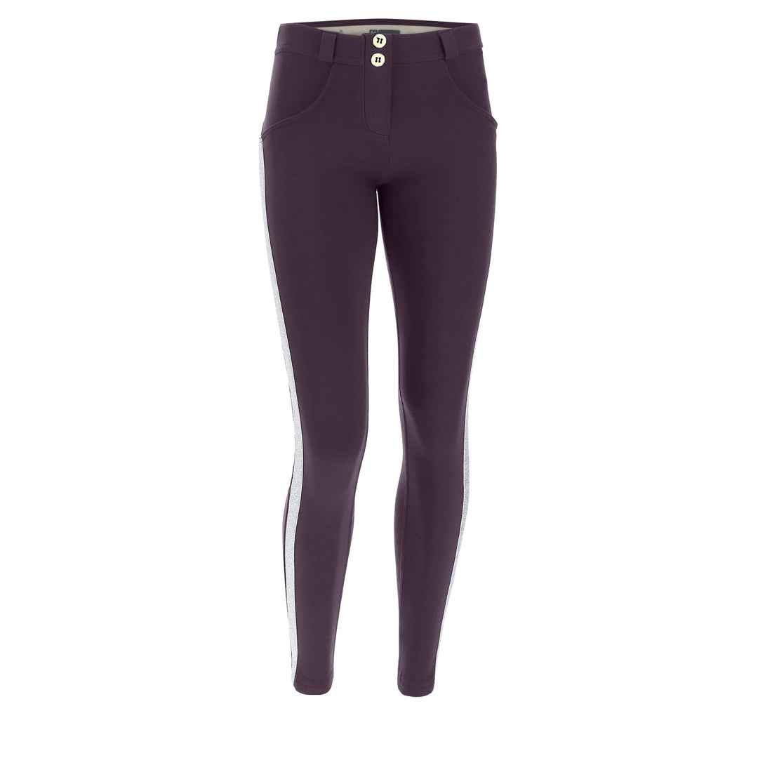 (WRUP5RF019-E41) ANKLE-LENGTH SHAPING WR.UP® SKINNY TROUSERS WITH GLITTER BANDS