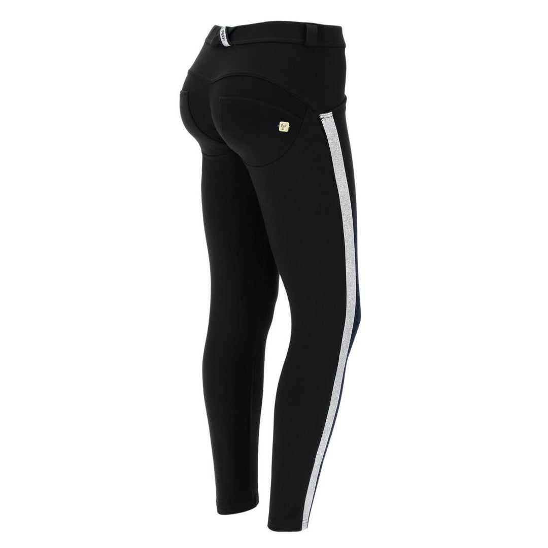 (WRUP5RF019-N) ANKLE-LENGTH SHAPING WR.UP® SKINNY TROUSERS WITH GLITTER BANDS