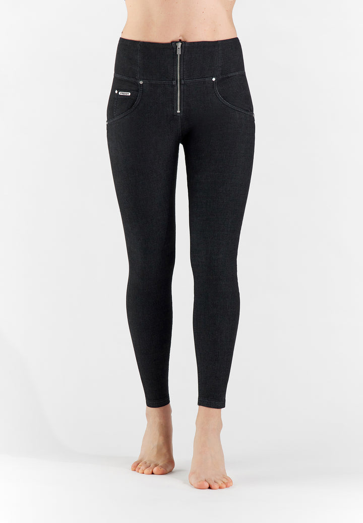 (WRUPSNUG2HC017-N) Woven Denim WR.UP® Jeans met Hoge Taille