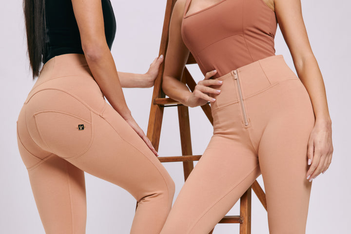 (WRUP1HC001ORG-M44) Basic WR.UP® met een Hoge Taille en Ritssluiting in Zacht Katoen