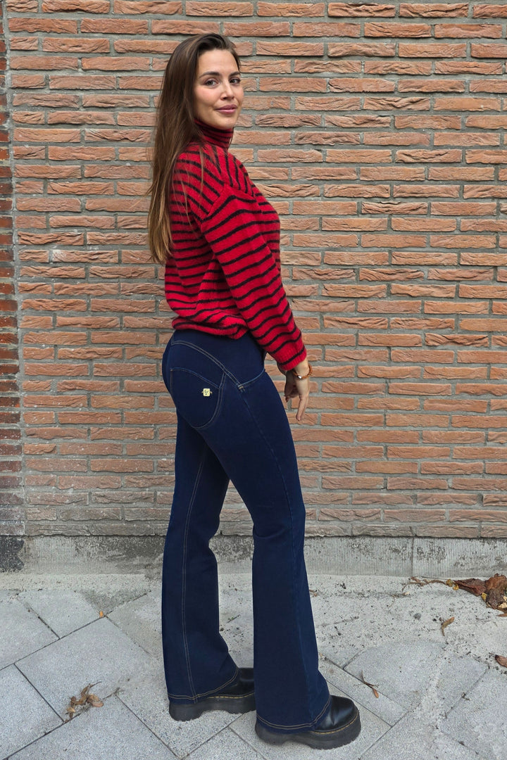 (WRUP11RC002ORG-J0Y) Blauwe WR.UP® Flared Jeans met een Regular Waist