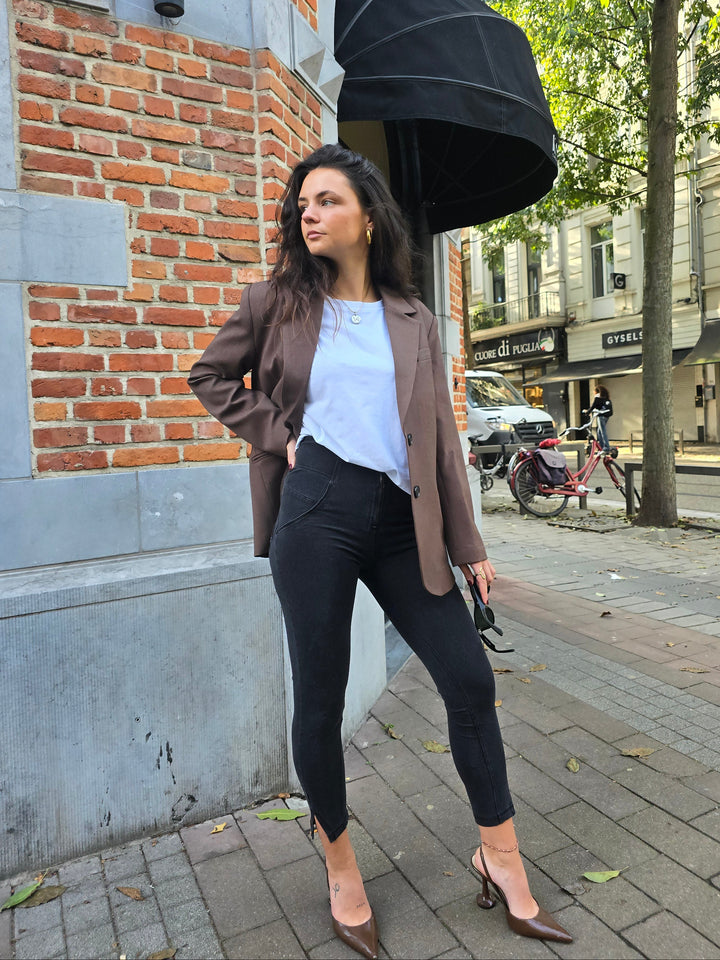 (WRUP4SHF311-J7N) Super High Waist WR.UP® with Ankle Slit ♥