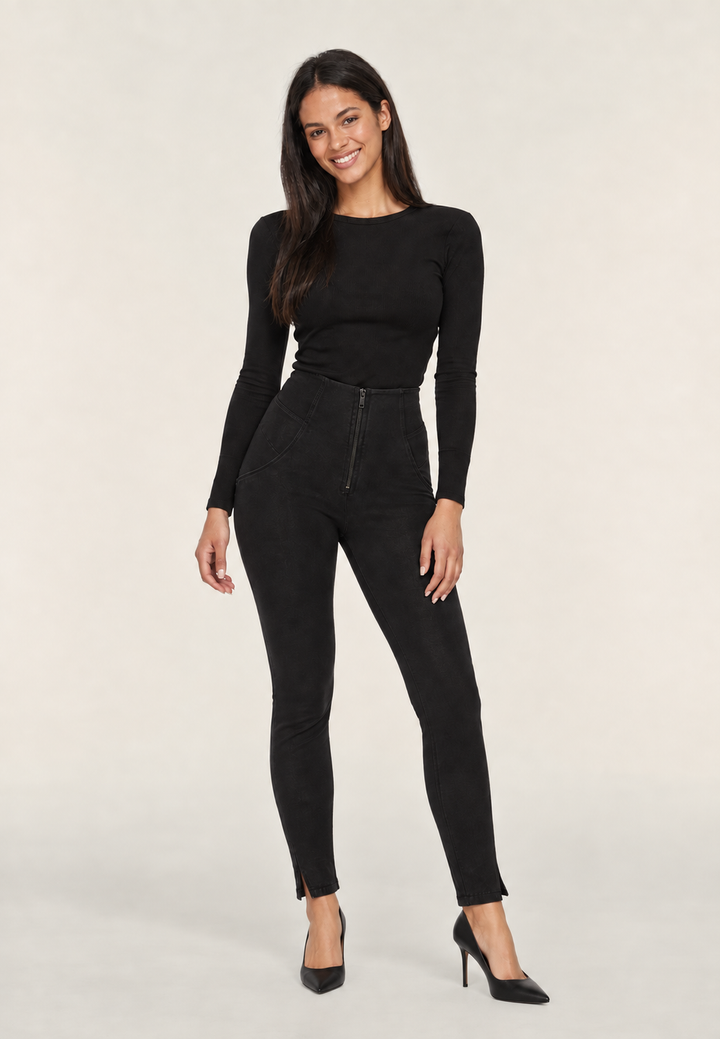 (WRUP4SHF311-J7N) Super High Waist WR.UP® with Ankle Slit ♥