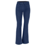 (BLACK29RF301-J0B) FREDDY BLACK Flared Jeans in Woven Denim