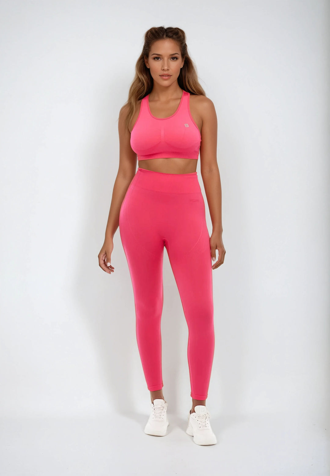 (F3WSFB10-F103) Seamless Bra with Crossed Shoulder Straps