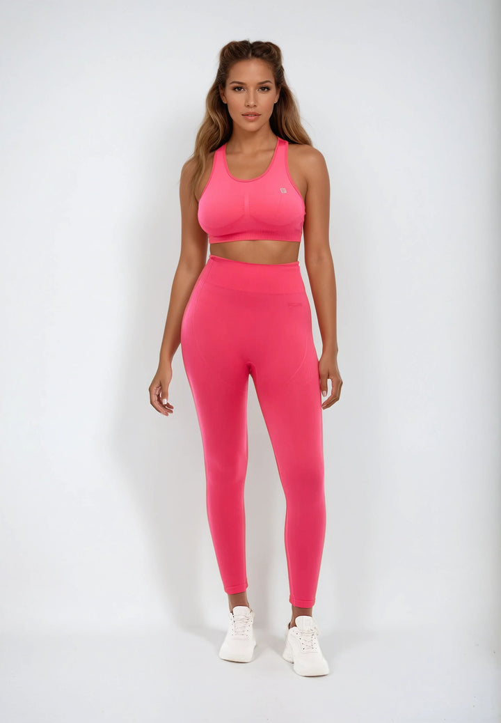 (F3WSFB10-F103) Seamless Bra with Crossed Shoulder Straps