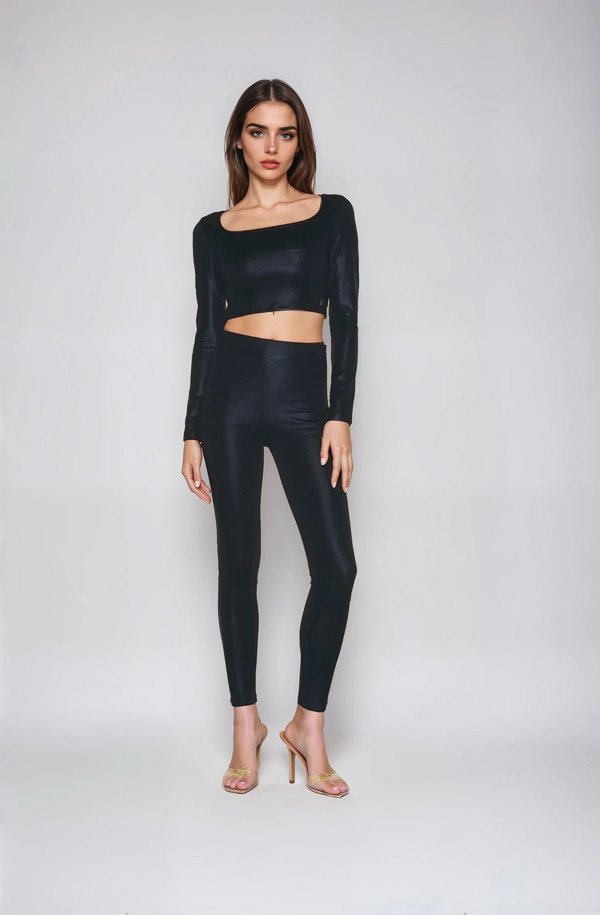 (WRUP2HF439-N1) High Waist WR.UP® in Shiny Coated D.I.W.O.