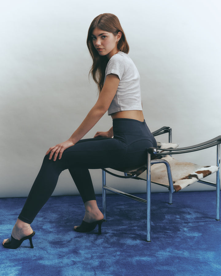 (WRUP2HC001ORG-N) Basic WR.UP® met een Hoge Taille en Ritssluiting in Zacht Katoen
