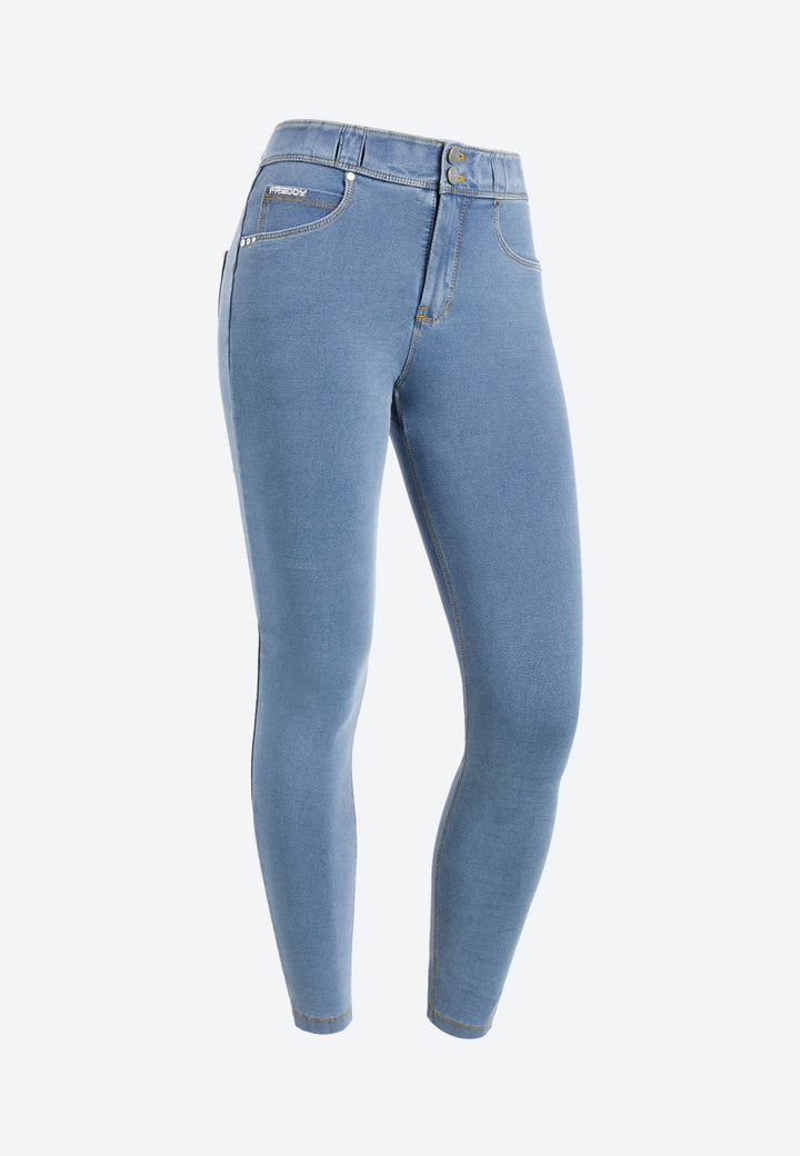 (NOW1MC002ORG-J107B) N.O.W.®  Mid Waist Jeans met Knoopsluiting