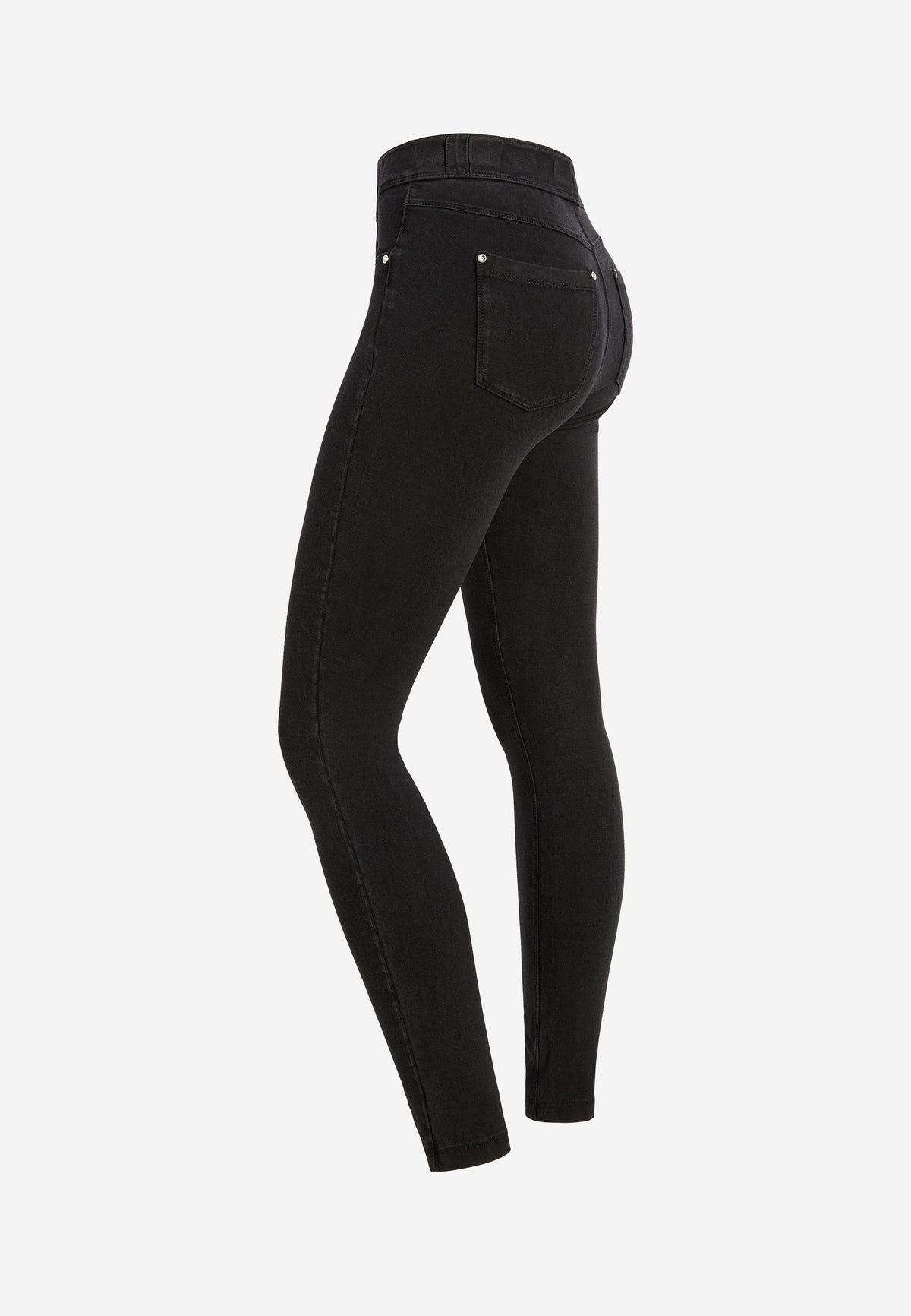 (NOW1MC002ORG-J7N) N.O.W.® Mid Waist Jeans met Knoopsluiting enlarged