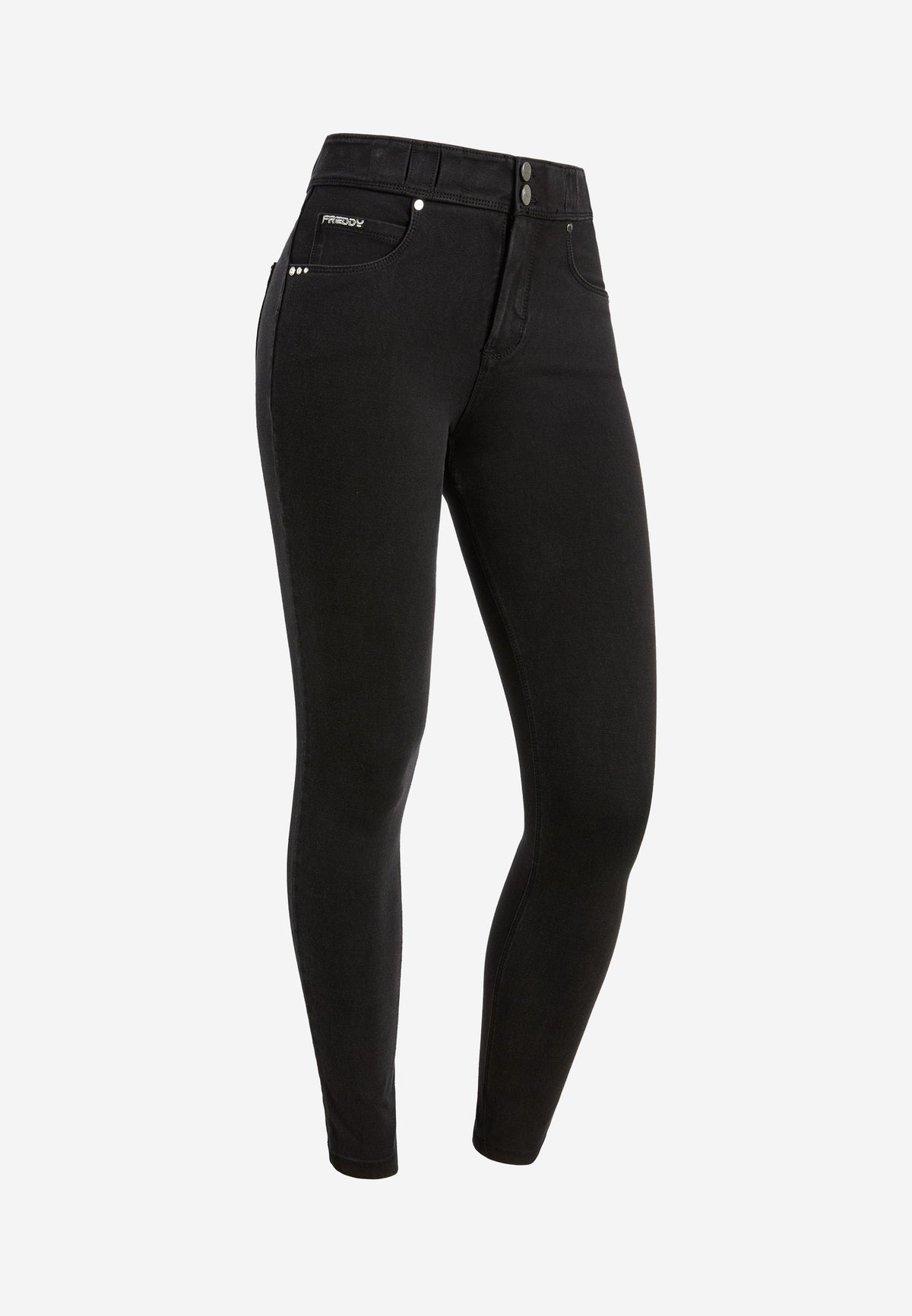 (NOW1MC002ORG-J7N) N.O.W.® Mid Waist Jeans met Knoopsluiting enlarged