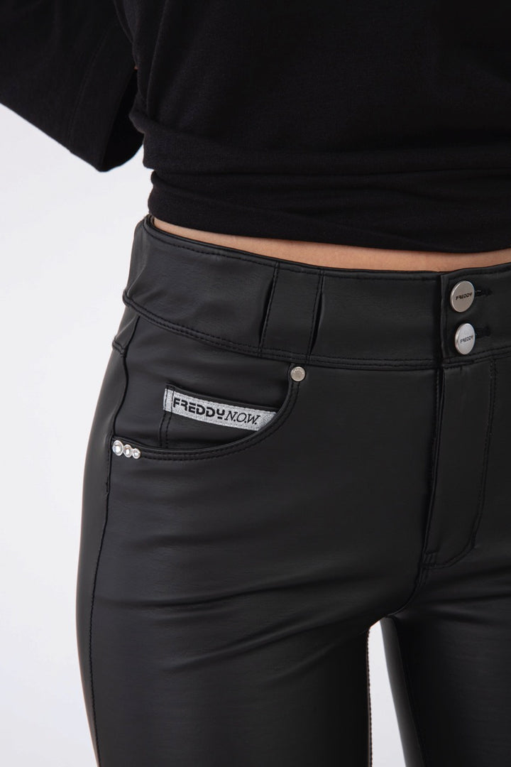 (NOW1MC006PREC-N) Skinny N.O.W.® Mid Waist in Faux Leather