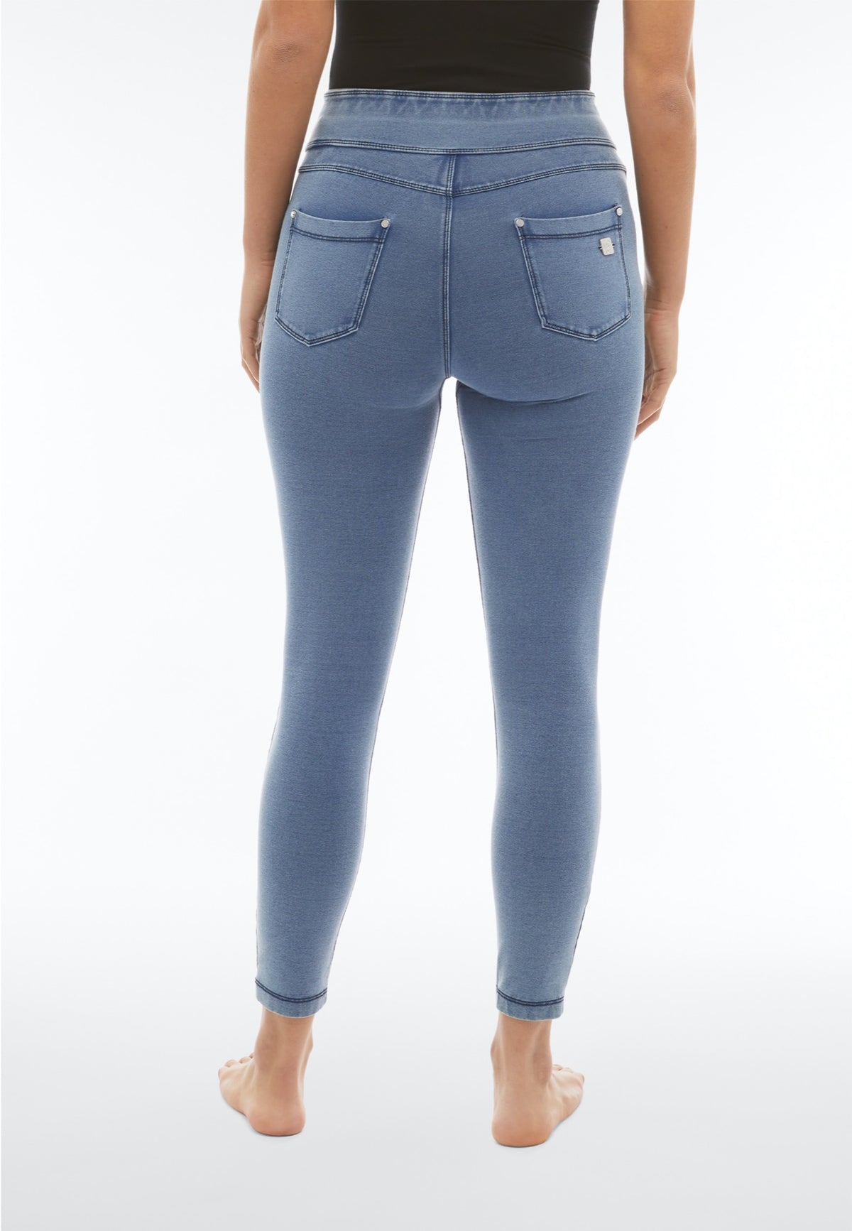 (NOWY4MC002ORG-J107B) N.O.W.®  Yoga Pants Mid Waist in Ankle Length enlarged