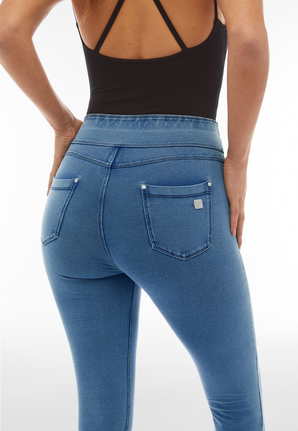 (NOWY4MC002ORG-J109B) N.O.W.®  Yoga Pants Mid Waist in Ankle Length enlarged