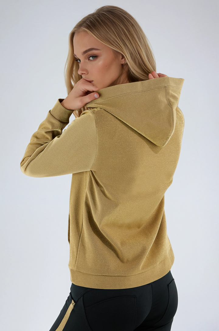 (S0WWTK2-O29N) WR.UP®-IN TRACKSUIT WITH ANKLE-LENGTH SCULPTING TROUSERS AND A LUREX SWEATSHIRT
