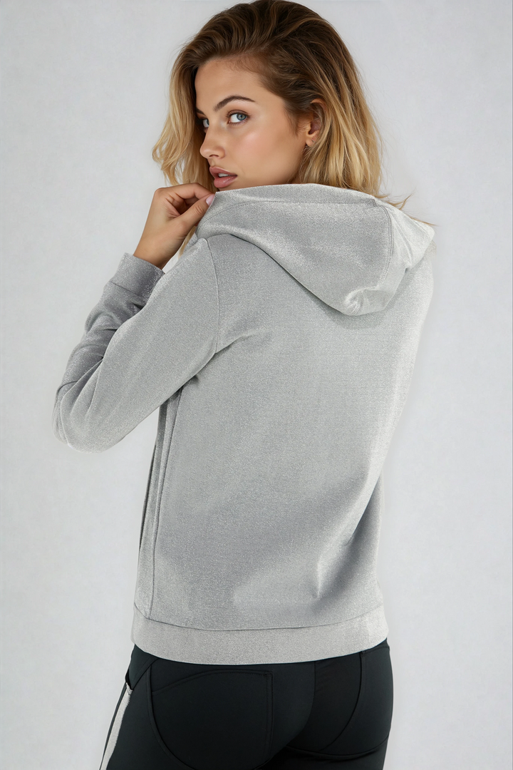 (S0WWTK2-S23N) WR.UP®-IN TRACKSUIT WITH ANKLE-LENGTH SCULPTING TROUSERS AND A LUREX SWEATSHIRT