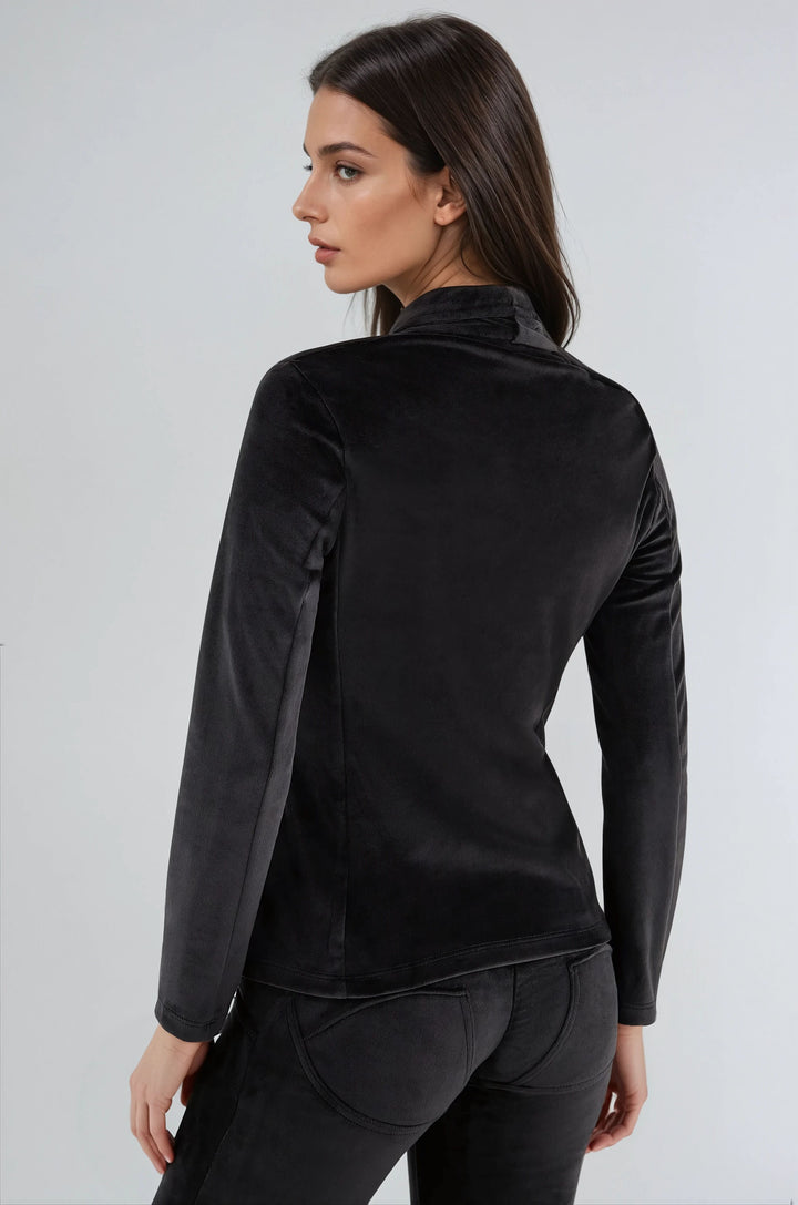 (S0WWTK3-N) Black WR.UP® Velvet Tracksuit met BLAZER & WR.UP® Velvet Pant