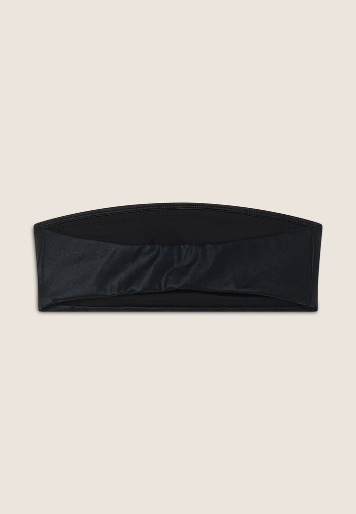 (S25WTWT7-N1) Shiny Strapless Bandeau Top in D.I.W.O.