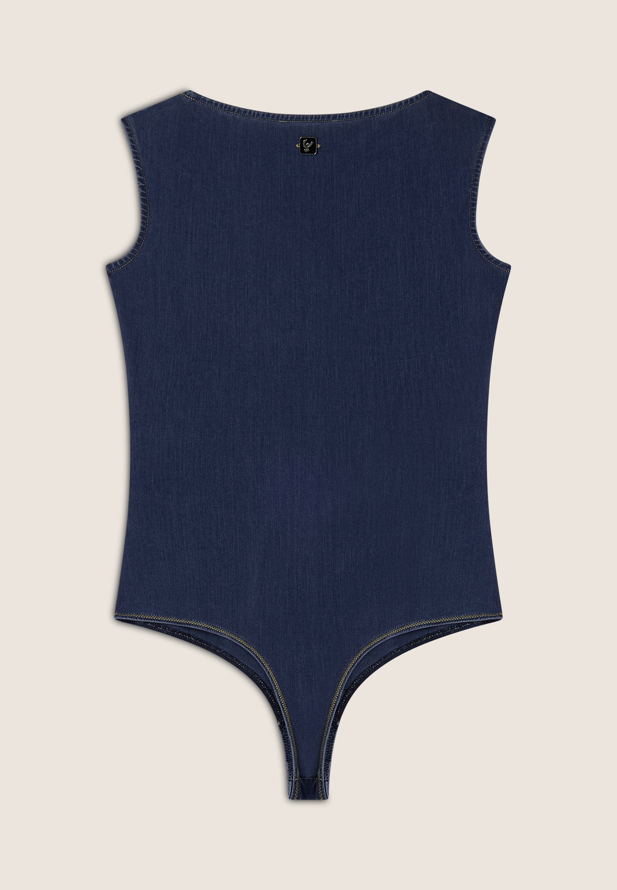 (S25WTWY3-J0Z) Corps souple et extensible aspect denim agrandi