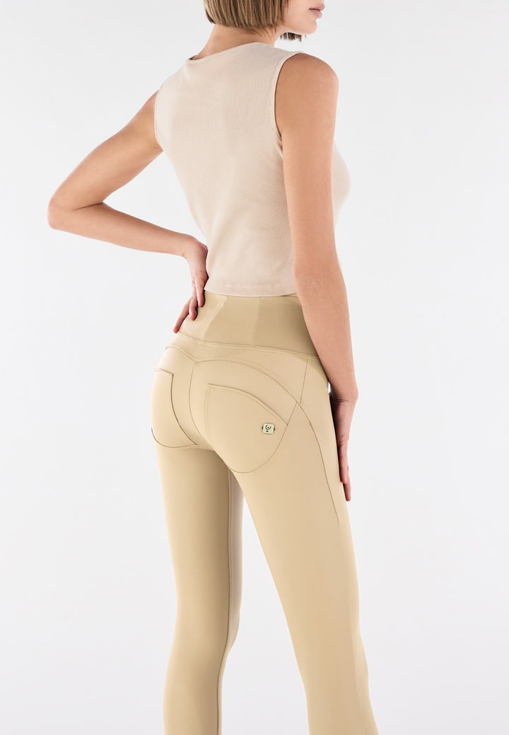 (WRUP2HC006PREC-Z80) Leather Look WR.UP® met Hoge Taille en Rits Sluiting