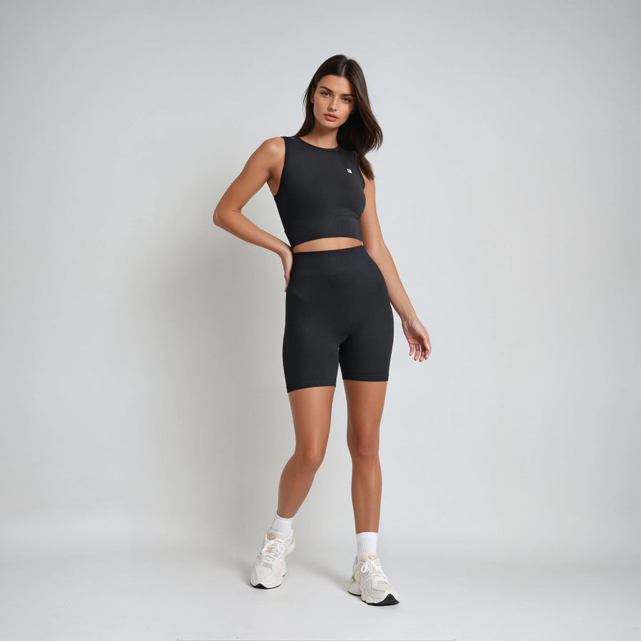 Seamless Biker Shorts with a Super High Waist another view