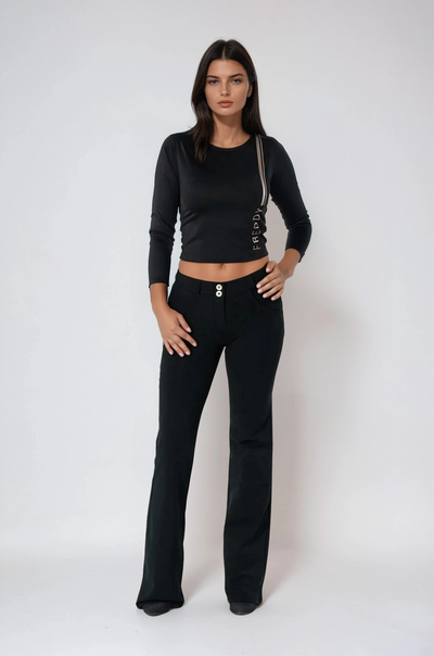 (WRUP11RC001ORG-N) ♥ Flared Wr.Up® met een Regular Waist in Zacht Katoen ♥