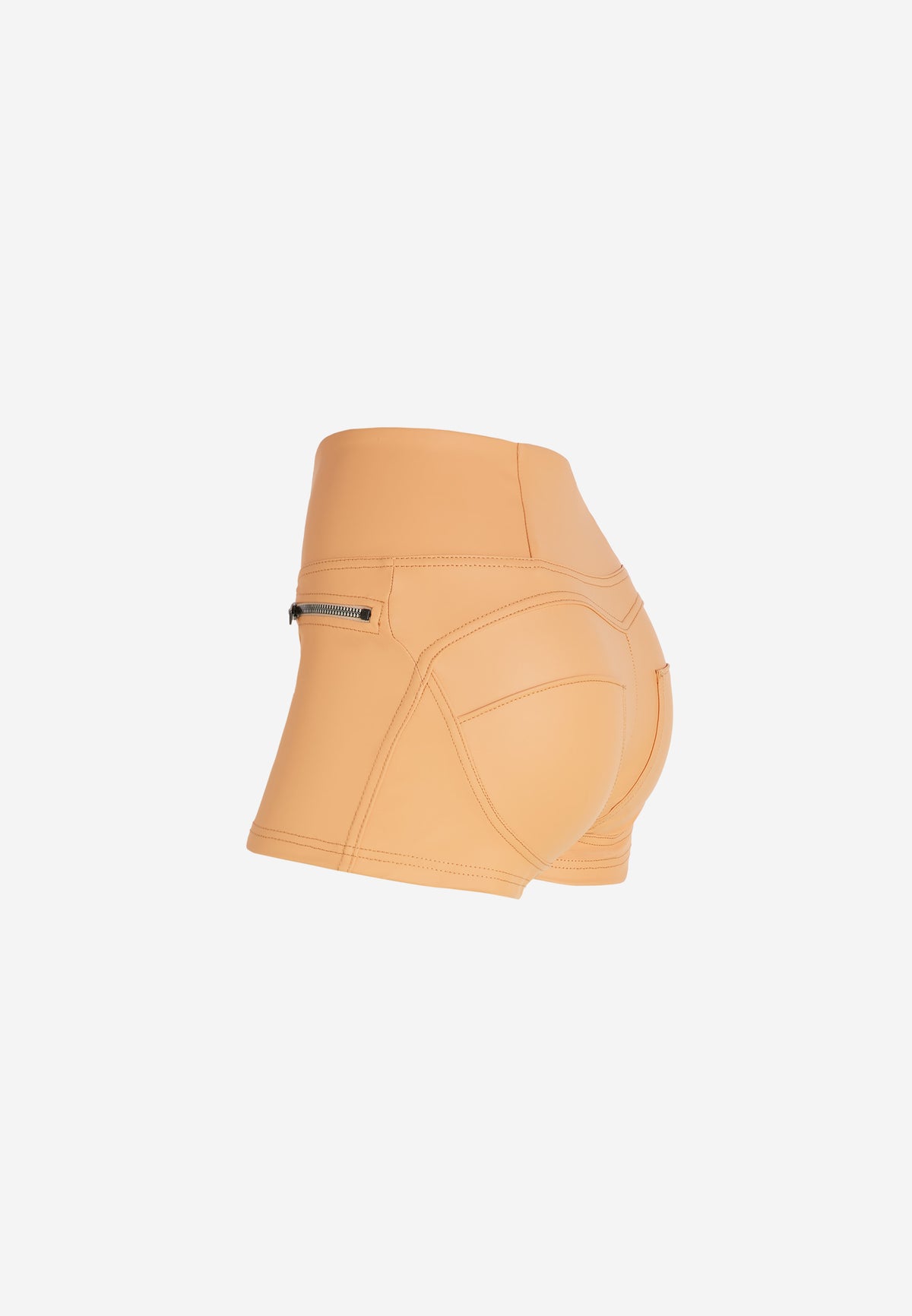 (WRUP10HS433-M44) Short jaune WR.UP® en similicuir agrandi