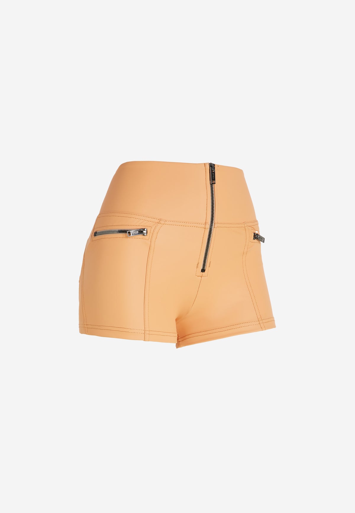 (WRUP10HS433-M44) Short jaune WR.UP® en similicuir agrandi